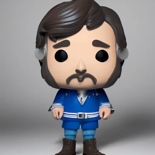 Prompt: studio photograph of a Stephen Fry funko pop, 8k, detailed, product photography, studio lighting