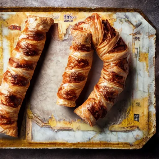 Image similar to ceaseless watcher, turn your gaze upon this wretched greggs sausage roll, warhammer 4 0 k, photograph