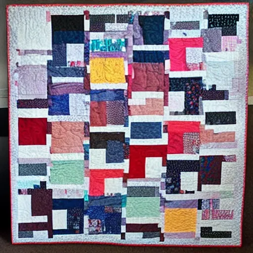 Prompt: quilt made of different people's dreams