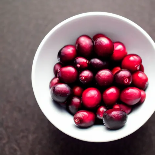 Image similar to a juicy cranberry, high - key lighting