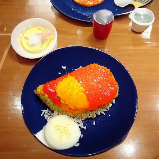 Image similar to omurice but it's sweet