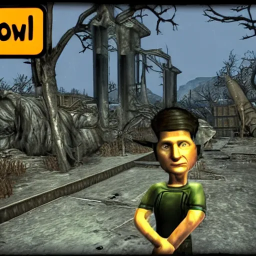 todd howard in fallout 2, Stable Diffusion