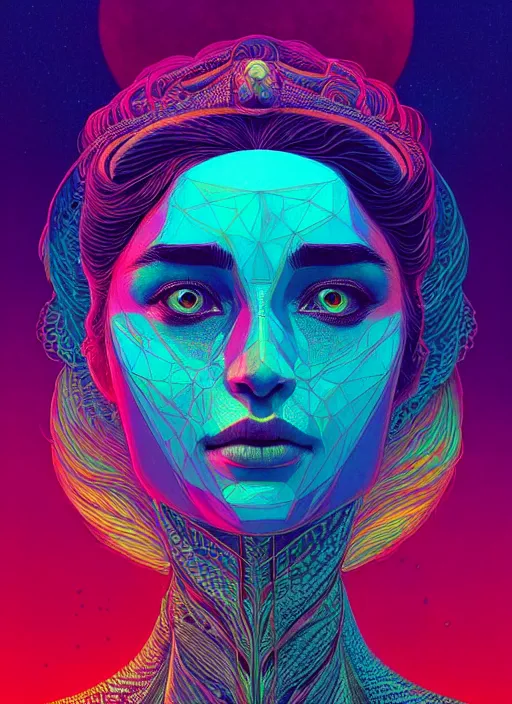 Prompt: symmetry!! stunning portrait of khaleesi, by victo ngai, kilian eng vibrant colors, dynamic lighting, digital art, winning award masterpiece, fantastically beautiful, illustration, aestheticly inspired by beksinski and dan mumford, upscale with simon stalenhag work, artstation, 8 k