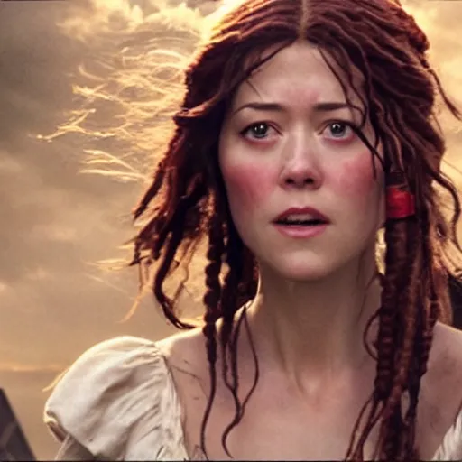 Prompt: film still of mary elizabeth winstead pirates of the carribean 6 ( 2 0 2 4 )