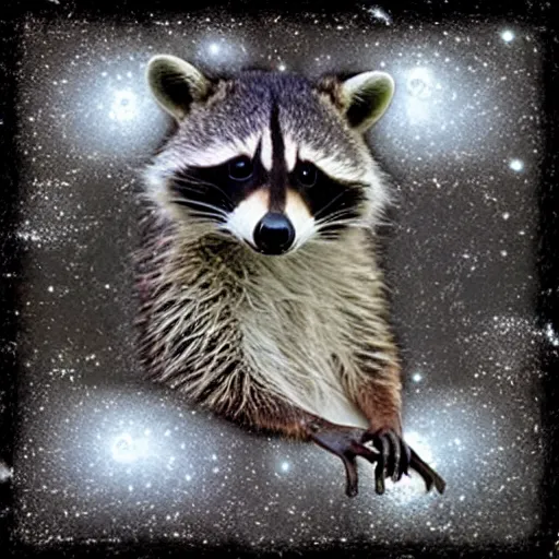 Image similar to A raccoon in No Man\'s Sky