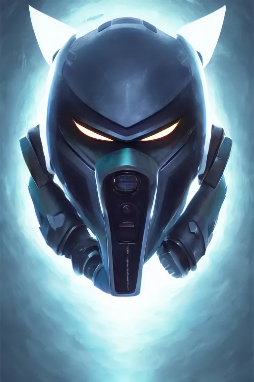 Image similar to epic mask helmet robot ninja portrait stylized as fornite style game design fanart by concept artist gervasio canda, behance hd by jesper ejsing, by rhads, makoto shinkai and lois van baarle, ilya kuvshinov, rossdraws global illumination radiating a glowing aura global illumination ray tracing hdr render in unreal engine 5