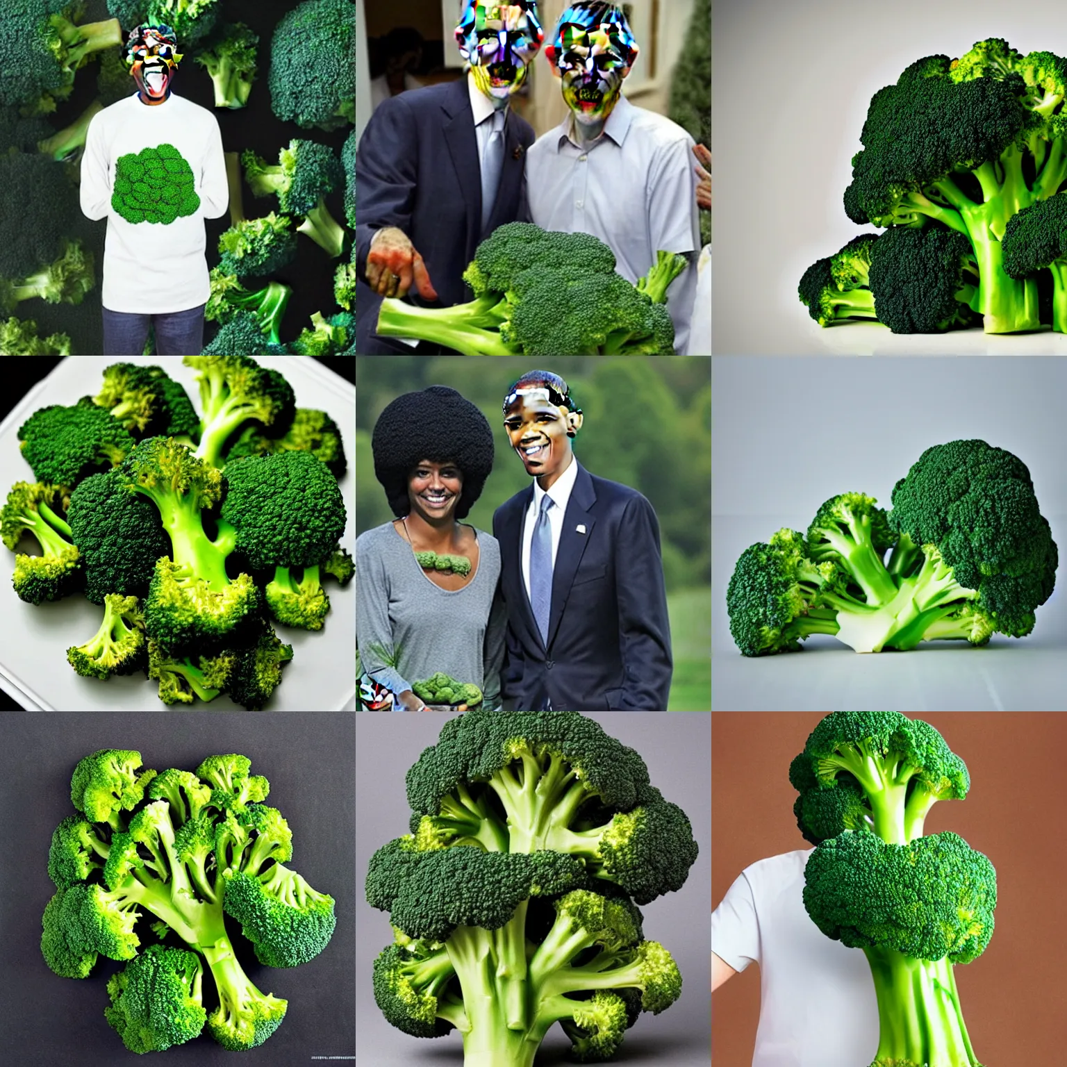 Prompt: broccoli obama