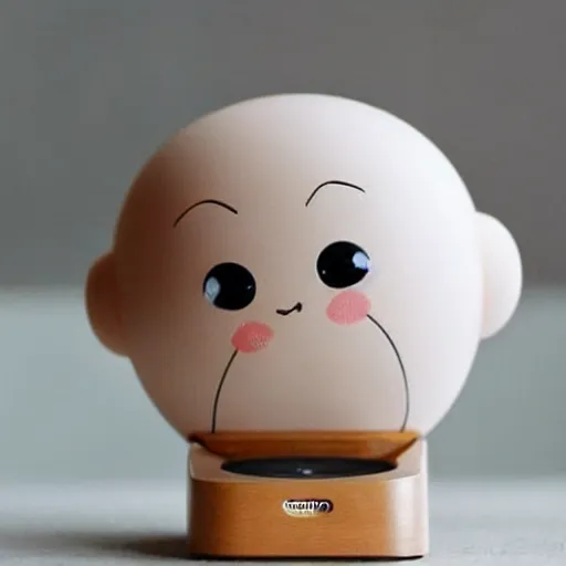 Prompt: cute speaker with human features, super cute, tiny , adorable, awww aspiring, very cute