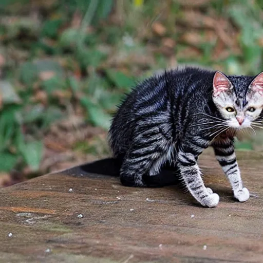 Prompt: a spidercat.