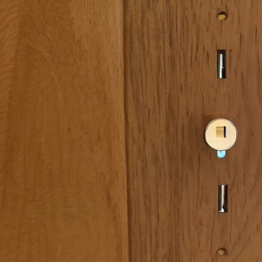 Image similar to technical drawing for a toggle switch made on a piece of walnut wood with stainless steel rod
