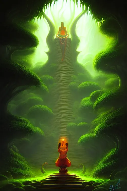 Image similar to The Ayahuasca Spirit, by Andreas Rocha