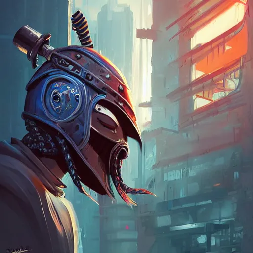 Image similar to cyberpunk viking helmet mask warrior goddess robot ninja fantasy, art gta 5 cover, official fanart behance hd artstation by jesper ejsing, by rhads, makoto shinkai and lois van baarle, ilya kuvshinov, ossdraws