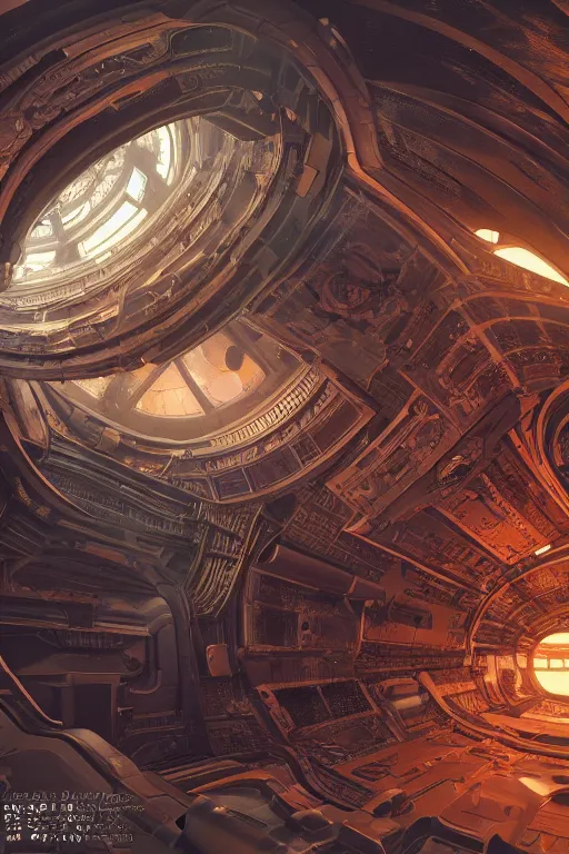 Image similar to an o'neill cylinder space station, sci - fi setting, intricate details, intricate textures, warm lighting, vivid colors, realistic octane render, hyper realistic render, volumetric shading, depth of field, raytracing, 8 k,