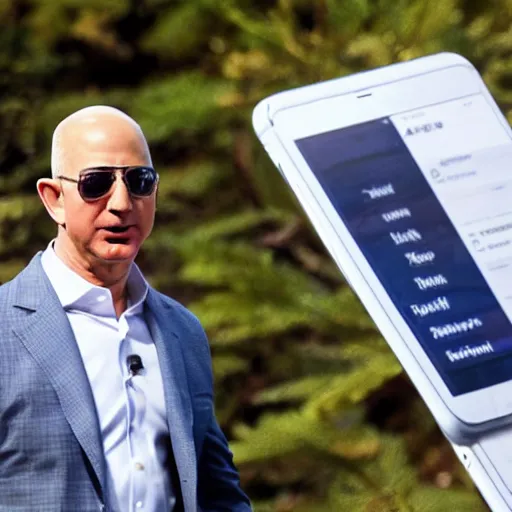 Prompt: Jeff Bezos on