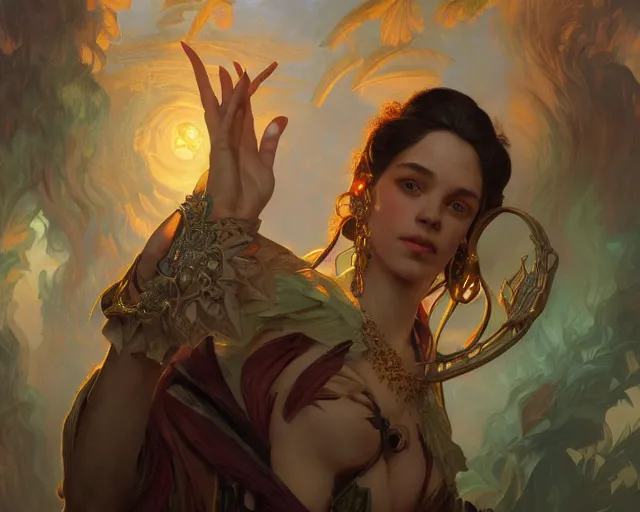 Image similar to photography of beauford delaney, deep focus, d & d and mtg, fantasy, intricate, elegant, highly detailed, digital painting, artstation, concept art, matte, sharp focus, illustration, hearthstone, art by artgerm and greg rutkowski and alphonse mucha