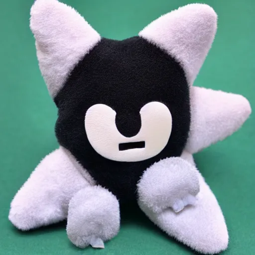 Prompt: fuzzy plushie of a dice