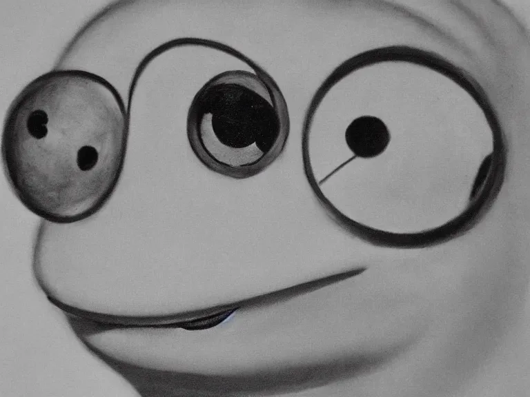 Image similar to portrait of Pepe the frog by Cecil Beaton, glamorous Hollywood style lighting, black and white, photorealistic