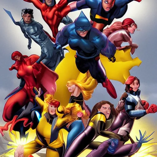 Image similar to xmen by mark brooks