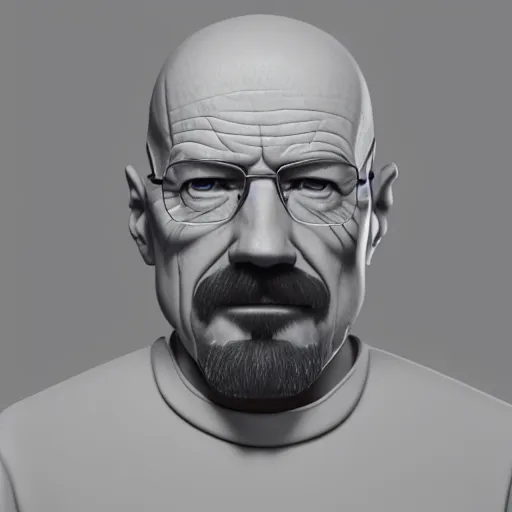 Image similar to walter white as goofy, 3 d render