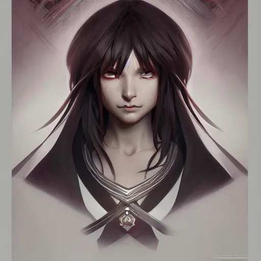 Prompt: Portrait of Darkness from Konosuba, intricate, elegant, highly detailed, digital painting, artstation, smooth, sharp focus, illustration, art by artgerm and greg rutkowski and alphonse mucha