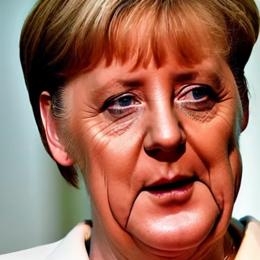 Prompt: balded Angela Merkel