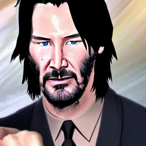 Prompt: keanu reeves mixed with link from legend of zelda