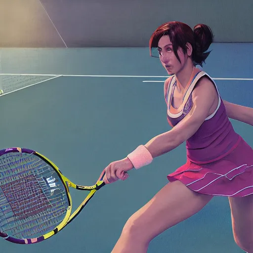 Prompt: astronauts playing tennis, hyper detailed, digital art, trending in artstation, cinematic lighting, studio quality, smooth render, unreal engine 5 rendered, octane rendered, art style by klimt and nixeu and ian sprigger and wlop and krenz cushart