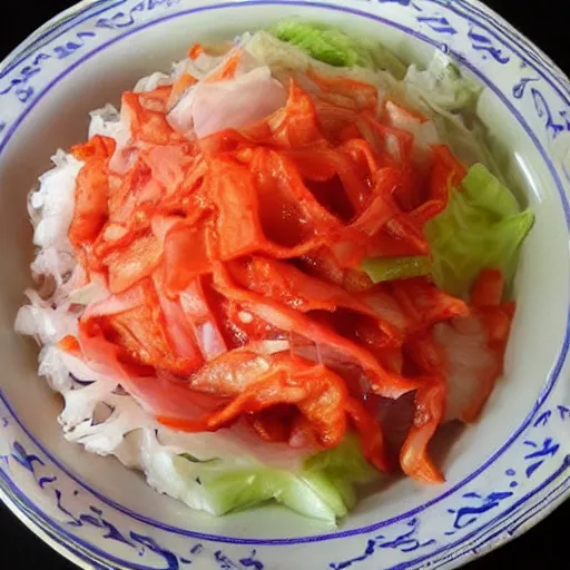 Prompt: Kimchi (/ˈkɪmtʃiː/; Korean: 김치, romanized: gimchi, IPA: [kim.tɕʰi]), is a traditional Korean side dish of salted and fermented vegetables, such as napa cabbage and Korean radish.