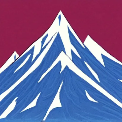 Image similar to A mountain, in the style of Avatar: The Last Airbender