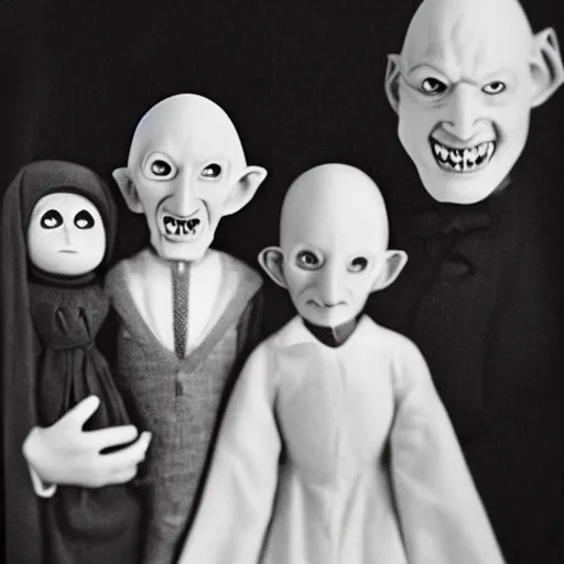 Image similar to nosferatu family photo