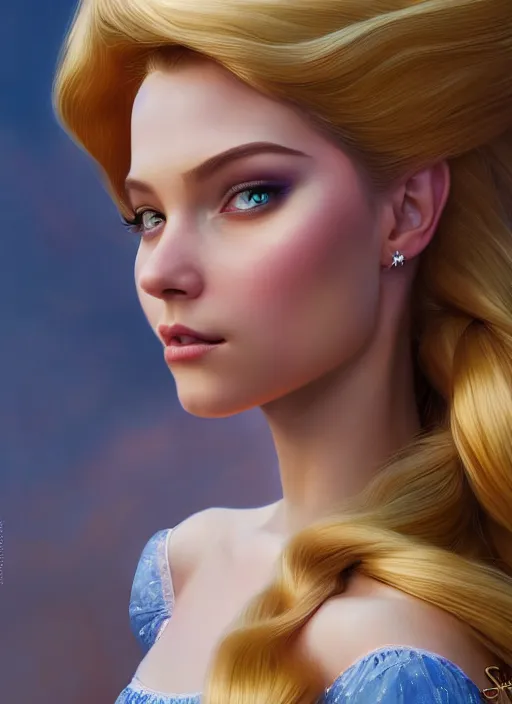 Prompt: photo of a gorgeous young woman rapunzel in the style of stefan kostic, realistic, sharp focus, 8 k high definition, insanely detailed, intricate, elegant, art by stanley lau and artgerm