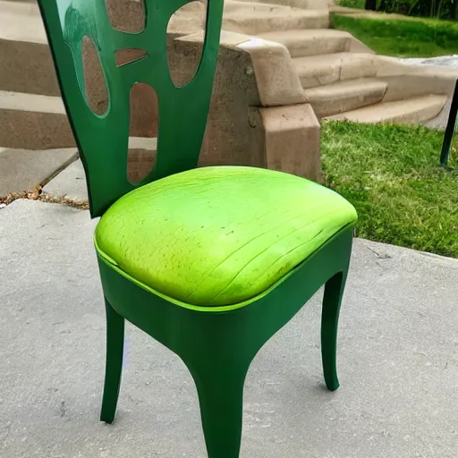 Image similar to avocado like seat furniture