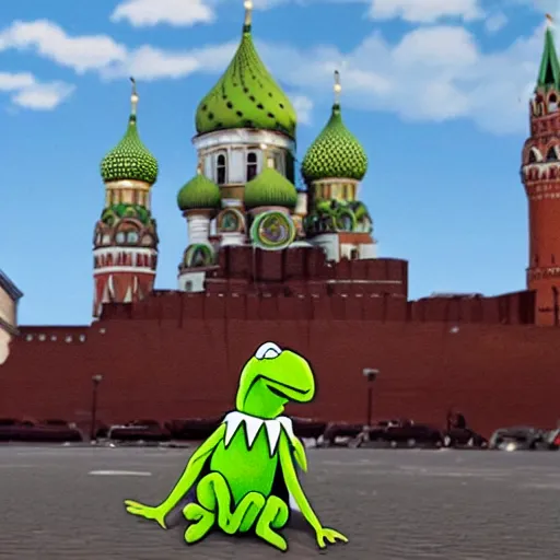 Image similar to Kermit at the Kremlin for the Nintendo Wii