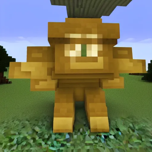 Prompt: a new creature in minecraft