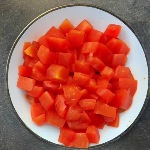 Image similar to diced tomatoes