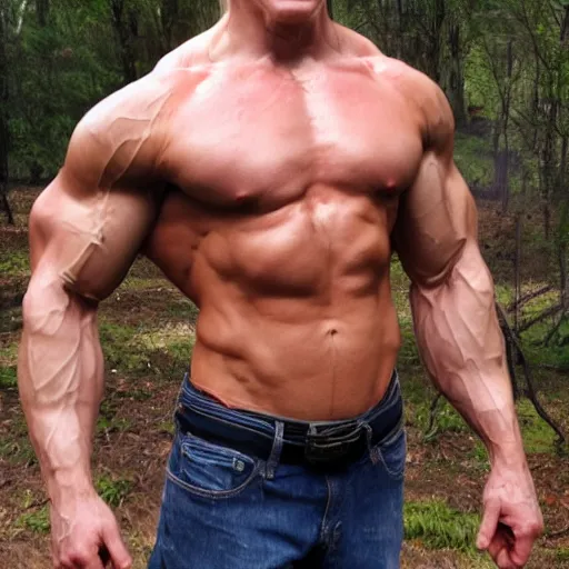 Image similar to jerma 9 8 5 professional bodybuilder huge muscles strong expert photograph detailed