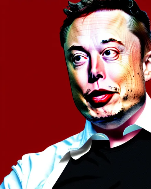 Prompt: meatlon musk the meaty elon musk made of meat