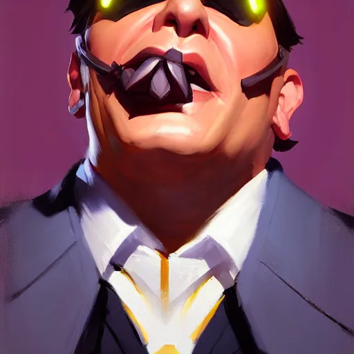 Prompt: greg manchess portrait painting of casino mouth as overwatch character, medium shot, asymmetrical, profile picture, organic painting, sunny day, matte painting, bold shapes, hard edges, street art, trending on artstation, by huang guangjian and gil elvgren and sachin teng