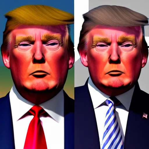 Image similar to seamless donald trump face texture