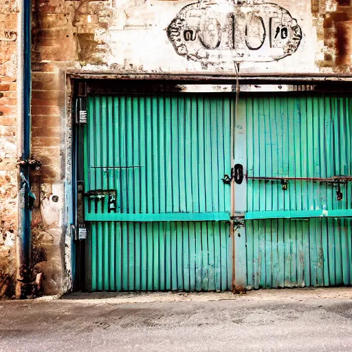 Image similar to old factory gate