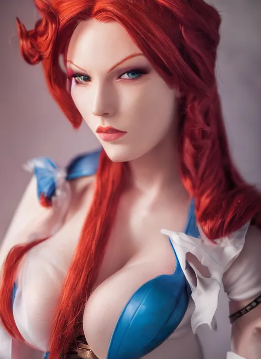 Image similar to portrait of miss fortune from league of legends as a real person, by francis giancobetti, natural light, detailed face, canon eos c 3 0 0, ƒ 1. 8, 3 5 mm, 8 k, medium - format print, full body shot