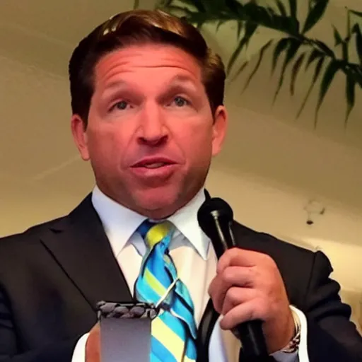 Image similar to Ron DeSantis as Gigachad