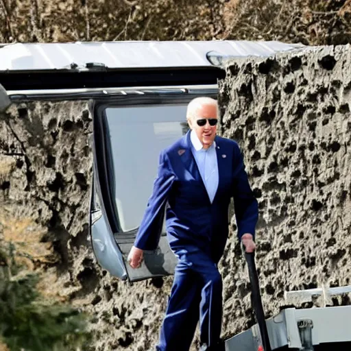 Image similar to joe biden falling again, panasonic photo