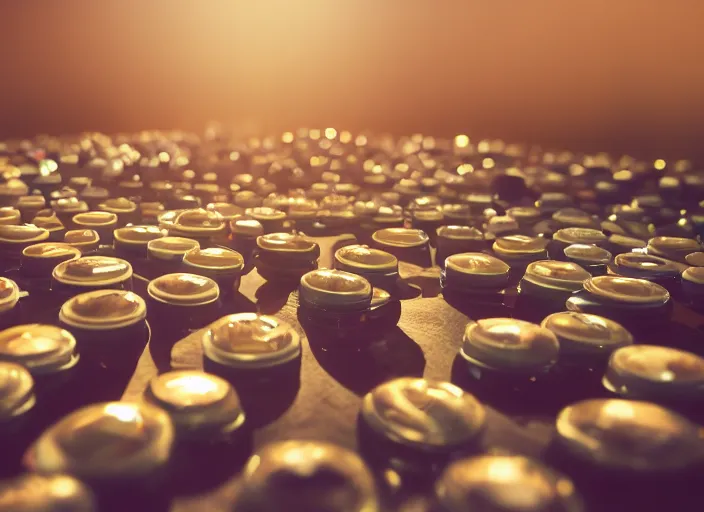 Image similar to a 3 5 mm photo of a pile of pills forming the shape of a skull, splash art, movie still, bokeh, canon 5 0 mm, cinematic lighting, dramatic, film, photography, golden hour, depth of field, award - winning, anamorphic lens flare, 8 k, hyper detailed, 3 5 mm film grain