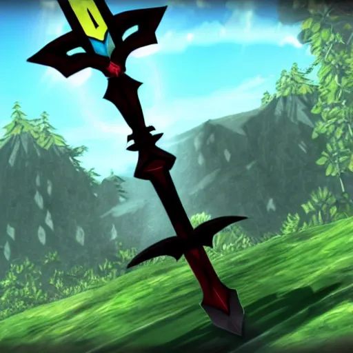 Prompt: The master sword