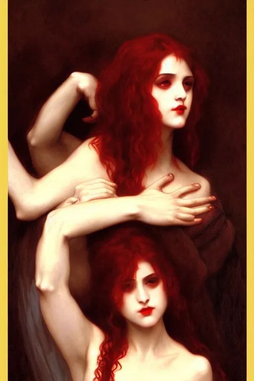 Prompt: spain vampire, painting by rossetti bouguereau, detailed art, artstation