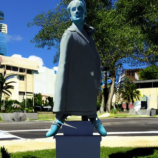 Image similar to vaporwave statue by Peter Stephens