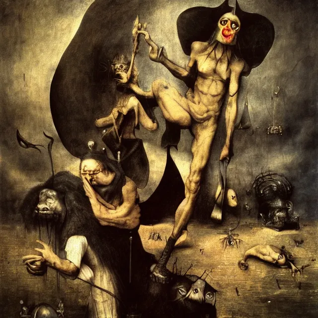 Prompt: full color hd photo of mephistopheles, octane render 4 k, by hieronymus bosch, joel peter witkin, annie liebovitz. gustave dore, hr giger, beksinski