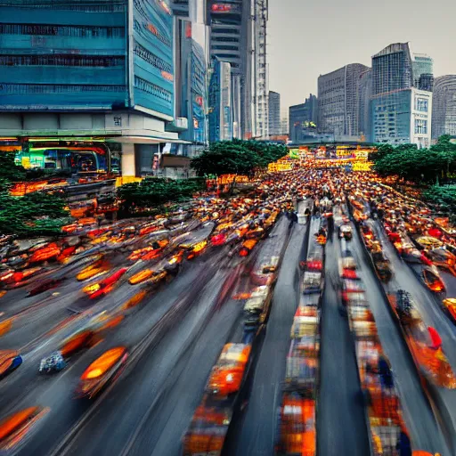 Image similar to millions of China people rushing towards Taiwan for food and safety, photorealistic, ultra-detailed, high HDR shot, cinematic lighting