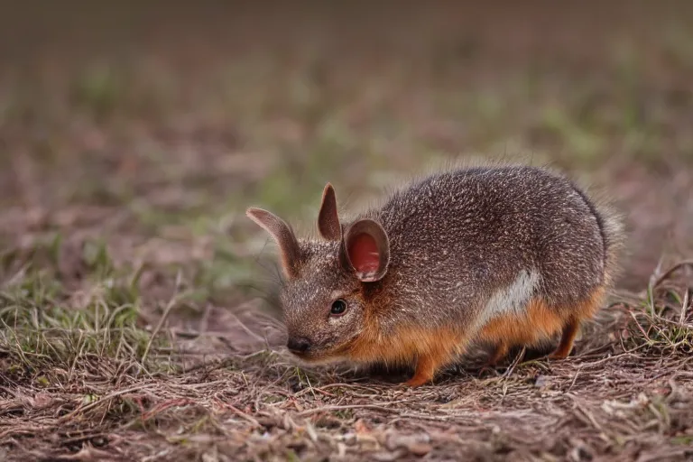 Image similar to a pudu chinchilla!!! hybrid! hyper realistic!! realistic lighting!! wildlife photographer of the year!!! bold natural colors, national geographic, hd, wide angle, 8 k